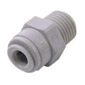 1/4" Push Fitting to 3/8" NPTF Male Thread
