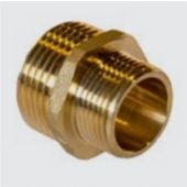 Set of two 1/2" Male to 3/8" Male Reducing Nipple 