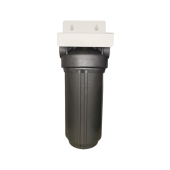 Osmio 4.5 x 10 Inch Full Flow Antibacterial Housing 1" Brass Grey