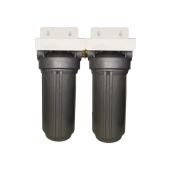 Osmio Antibacterial  Grey 4.5 x 10 Inch Dual Full Flow Housing