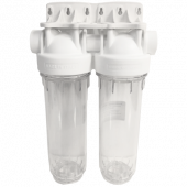 Osmio Transparent 2.5 x 10" Double Housing