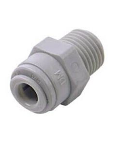 Straight 1/4" NPT Male to 1/4" Push Fit Connector