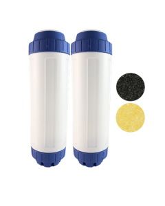 Osmio 2.5 x 10 Chlorine & Limescale Filter Dual Pack