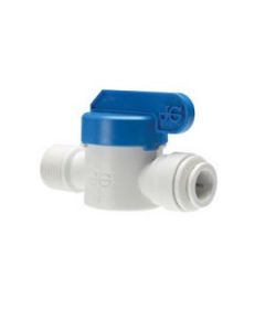 John Guest 3/8" to 3/8" Push Fit Shut Off Valve