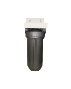 Osmio 4.5 x 10 Inch Full Flow Antibacterial Housing 1" Brass Grey