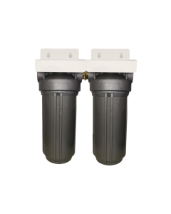 Osmio Antibacterial  Grey 4.5 x 10 Inch Dual Full Flow Housing