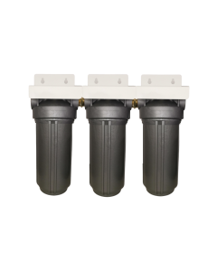 Osmio Antibacterial  Grey 4.5 x 10 Inch Triple Full Flow Housing