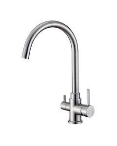 Osmio Bella 304 Stainless Steel 3-Way (Tri-flow) Kitchen Tap