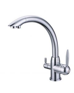 Osmio Vitalia Chrome 3-Way (Tri-flow) Kitchen Tap