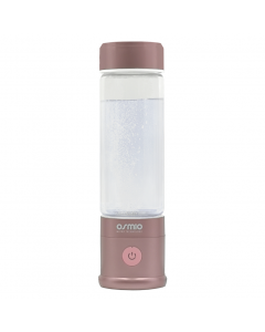 Osmio Duo Hydrogen Water Bottle 400ml In Ash Rose