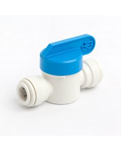 1/4" to 1/4" Push Fit Shut Off Valve