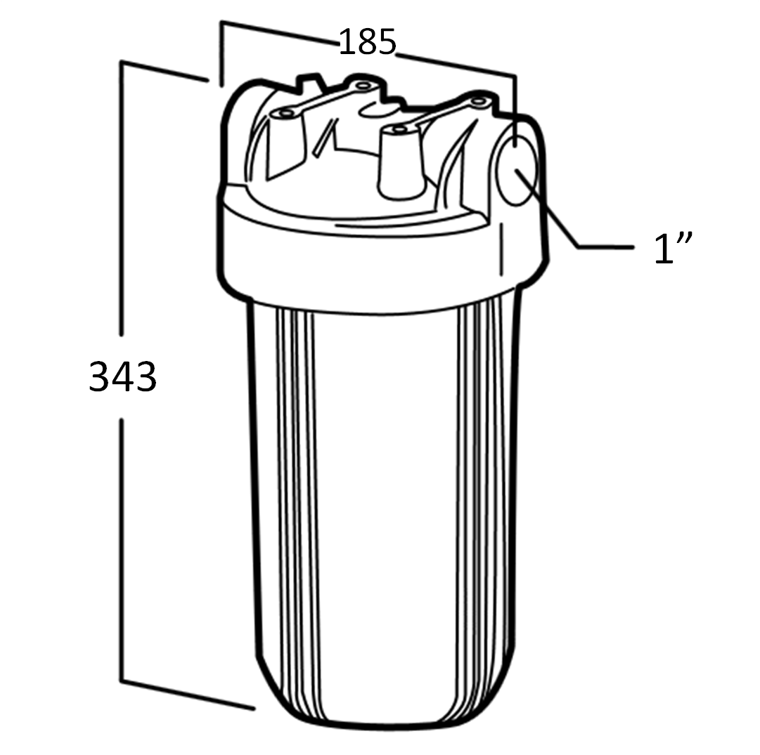 Ultraviolet Pre-Filtration System Dimensional Image